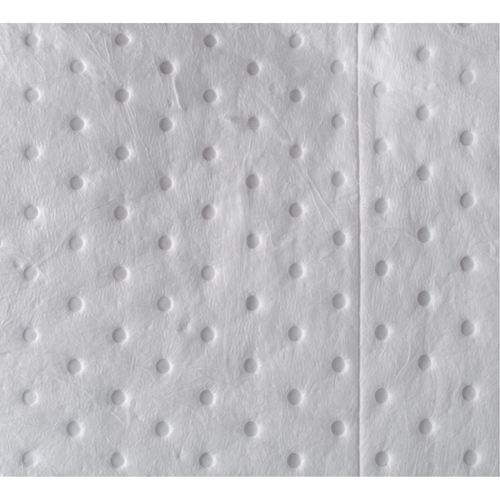 Premium Bonded Sorbent Pads, Oil Only, 15" x 17", 8 gal. Absorbancy Nassau Supply
