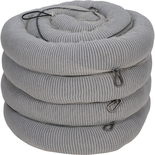 Barrage absorbant, Universel, 10' lo x 5" la, Absorption 26 gal., 4 /pqt Nassau Supply