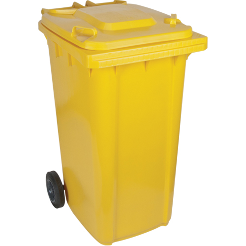 Yellow Mobile Container, Polyurethane, 63 Gallons/63 US gal. Nassau Supply