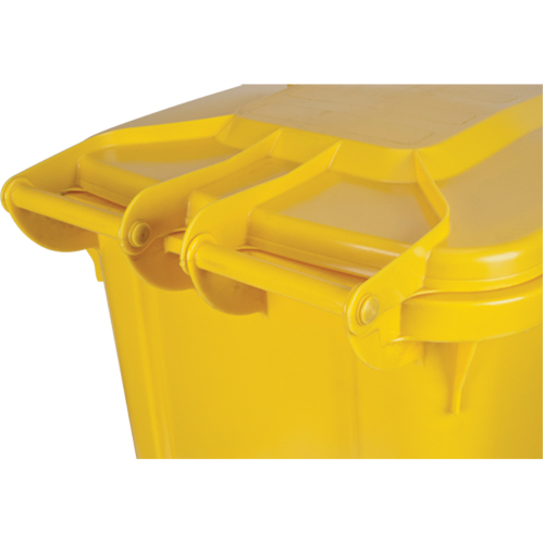 Yellow Mobile Container, Polyurethane, 63 Gallons/63 US gal. Nassau Supply