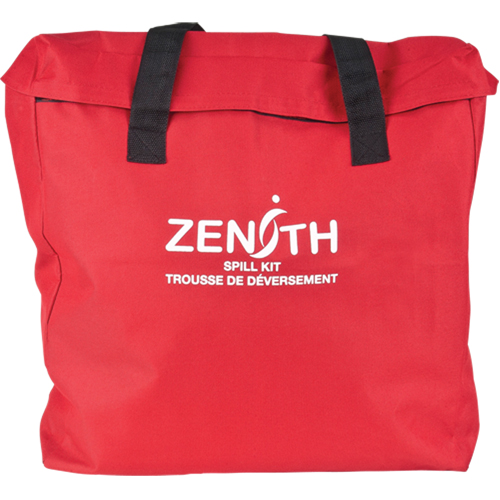 Trousse d'&eacute;quipement de lutte contre les d&eacute;versements, Huile seulement/Universel, Sac, Absorbance de 10 gal. US Nassau Supply