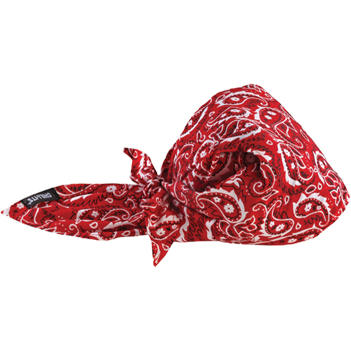 Bandeaux en triangle 6710CT de refroidissement en tissu de serviette Chill-Its, Rouge Nassau Supply