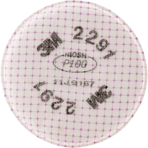 Pr&eacute;filtres pour respirateurs S&eacute;rie 2200, Filtre contre les particules, Filtre P100 Nassau Supply