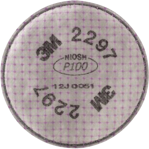 Pr&eacute;filtres pour respirateurs s&eacute;rie 2200, Filtre contre les particules, Vapeurs organiques/P100 Nassau Supply