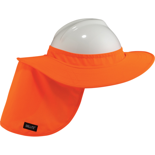 Chill-Its&reg; 6660 Hard Hat Brims, Hi-Vis Orange Nassau Supply