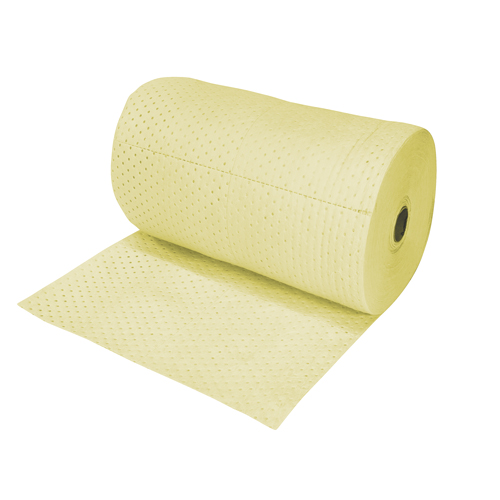 Rouleaux absorbants en fibres fines de calibre industriel, Poids moyen, 150' lo x 30" la, Absorption 50 gal. Nassau Supply