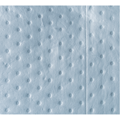 Premium Blue Bonded Sorbent Pads, Oil Only, 15" x 18", 30 gal. Absorbancy Nassau Supply