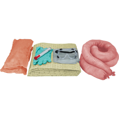Premium 10-Gallon Vehicle Spill Replacement Kit, Hazmat Nassau Supply