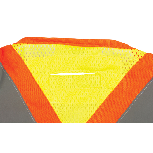 CSA Compliant High Visibility Surveyor Vest, High Visibility Lime-Yellow, Medium, Polyester Nassau Supply