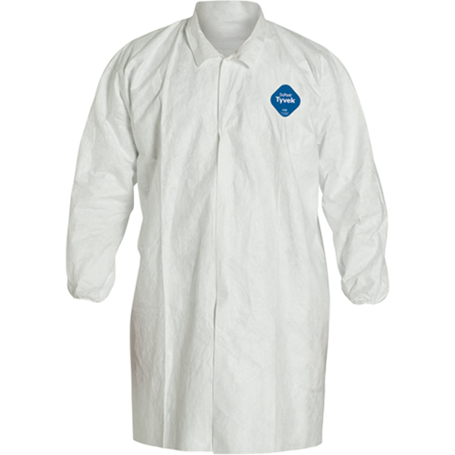 Sarrau de laboratoire, Tyvek 400, Blanc, Moyen Nassau Supply