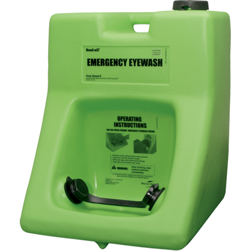 Fendall Porta Stream&reg; II Eyewash Station, Pressurized, 16 gal. Capacity, Meets ANSI Z358.1 Nassau Supply