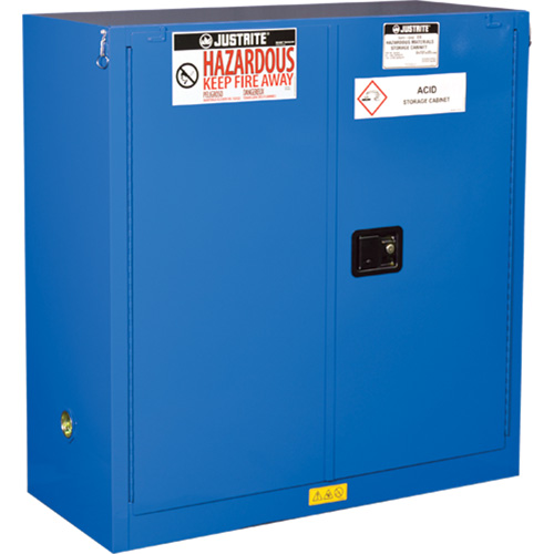 ChemCor&reg; Lined Hazardous Material Safety Cabinets, 30 gal., 43" x 44" x 18" Nassau Supply