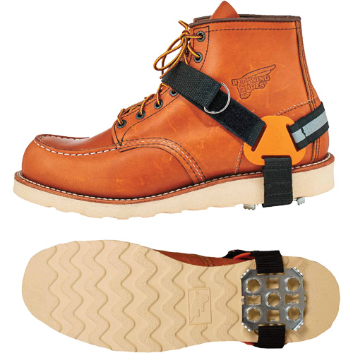 Trex 6315 Strap-On Heel Ice Cleats, Steel, Plate Traction, Large/Medium Nassau Supply