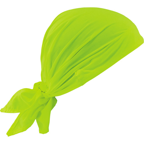 Chill-Its&reg; 6710 Cooling Triangle Hat, High Visibility Lime-Yellow Nassau Supply