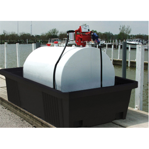 Poly-Tank&reg; Containment Unit 550 Without Drain, 113" L x 71" W x 32" H, 750 US gal. Capacity Nassau Supply