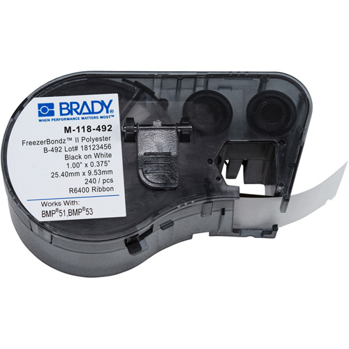 Low Temperature Label Maker Cartridge, Black Nassau Supply