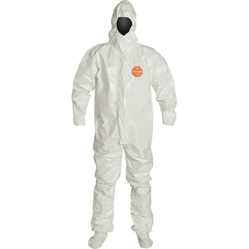 Combinaison &agrave; capuchon, Tychem 4000, 2T-Grand, Blanc Nassau Supply