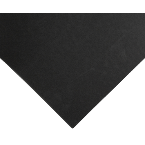 Tapis conducteur d'&eacute;lectricit&eacute; no 785, 3' la x 10' lo x 3/32" &eacute;p, PVC, Lisse, Noir Nassau Supply