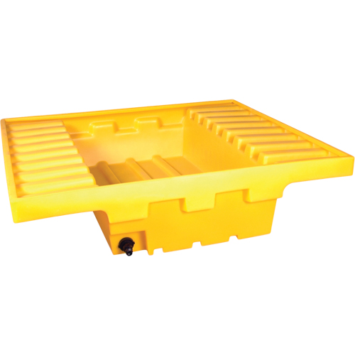 Ultra-Rack Sump&reg;, 51.5" L x 51.5" W x 12" H, 66 US gal. Capacity Nassau Supply
