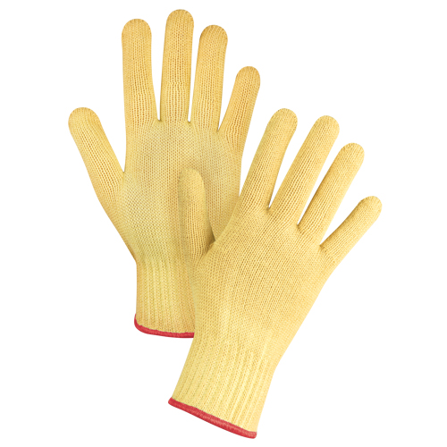 Gants tricot&eacute;s sans couture, Taille Petit/7, Calibre 7, Enveloppe en Kevlar, ASTM ANSI niveau A2/EN 388 niveau 3 Nassau Supply