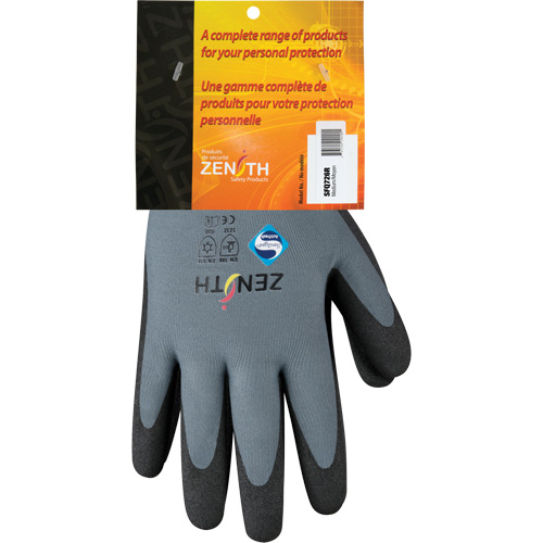 ZX-30° Premium Coated Gloves, 8/Medium, PVC Coating, 15 Gauge, Nylon Shell Nassau Supply