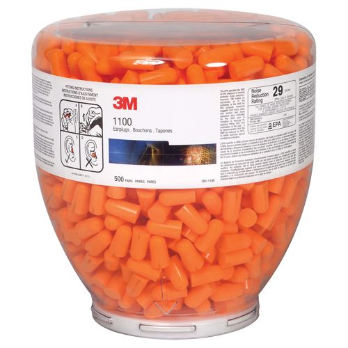 E-A-R 1100 Series Earplugs Dispenser Bottle Refill, Bulk - Canister Nassau Supply