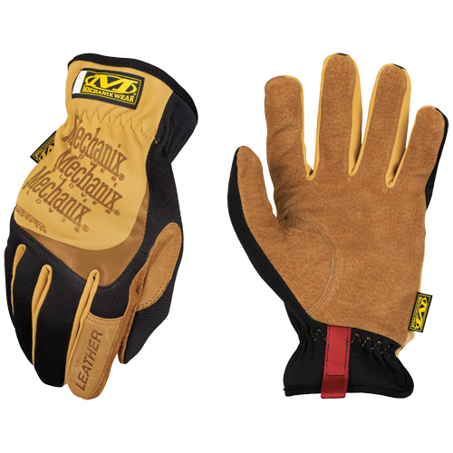 Gants Fastfit, Petit, Paume en Cuir fleur, Poignet &eacute;lastique Nassau Supply