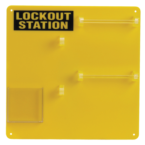 Station de verrouillage, Capacit&eacute; de 12, Cadenas Non compris Nassau Supply