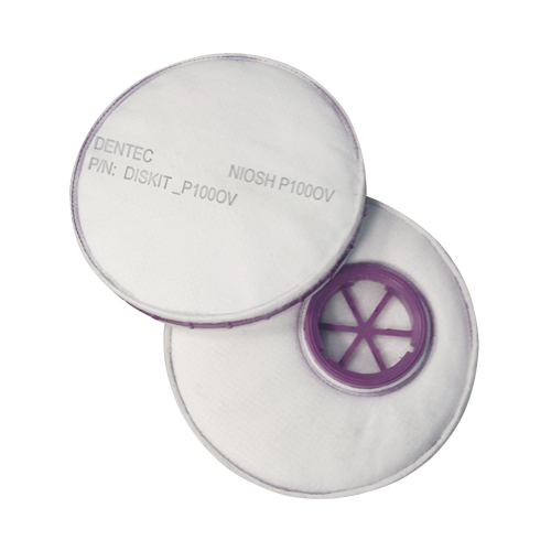 Diskit Respirator Filter, Particulate Filter with Nuisance Vapour Relief, Organic Vapour/P100 Filter Nassau Supply