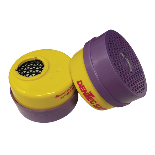 Cartouche pour respirateur, Combinaison cartouche et filtre contre les particules pour gaz/vapeurs, Gaz acide/Vapeur organique/Filtre P100 Nassau Supply