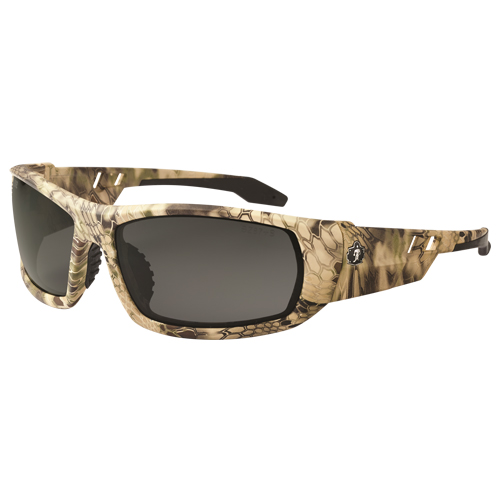 Lunettes de s&eacute;curit&eacute; Skullerz Odin, Lentille Grise/fum&eacute;e, Anti-&eacute;gratignures, ANSI Z87+/R&eacute;pond ou surpasse la norme CSA Z94.3 Nassau Supply