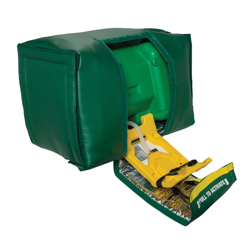 Tempered Portable Eyewash, Gravity-Fed, 9 gal. Capacity, Meets ANSI Z358.1 Nassau Supply