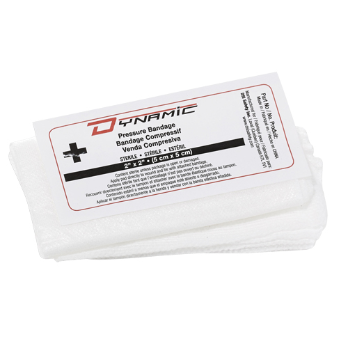 Dynamic Compress Bandage, 2" L x 2" W Nassau Supply