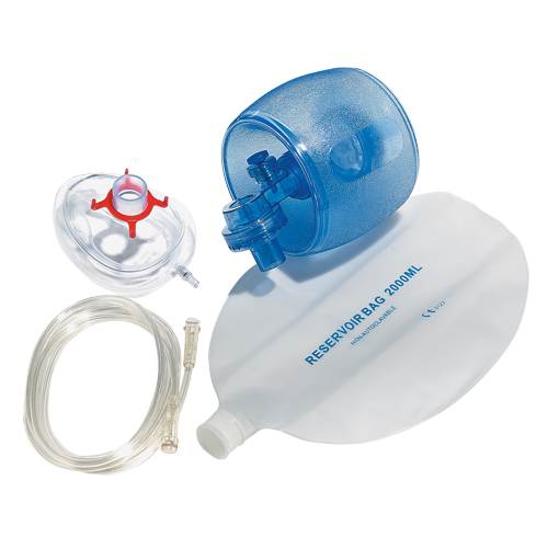 Dynamic Manual Resuscitator, Single Use Faceshield, Class 1 Nassau Supply