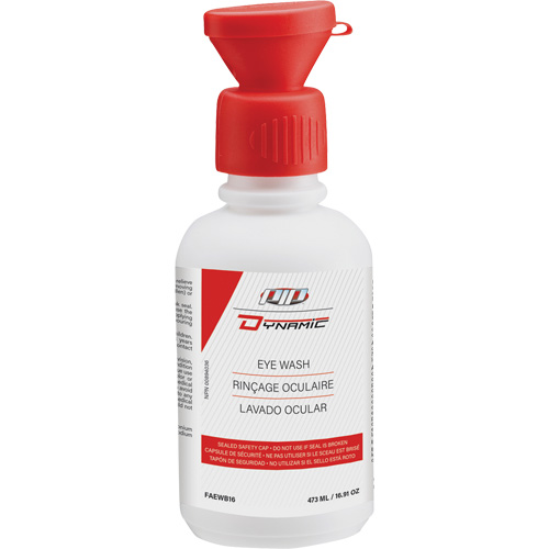 Dynamic Eyewash Bottle, Empty Bottle, 16 oz. Nassau Supply