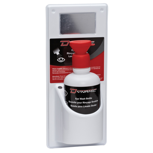 Dynamic Eyewash Station with Empty Bottles, Single Nassau Supply