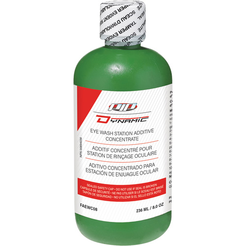 Dynamic Eyewash Additive Concentrate, Full Bottle, 8 oz. Nassau Supply