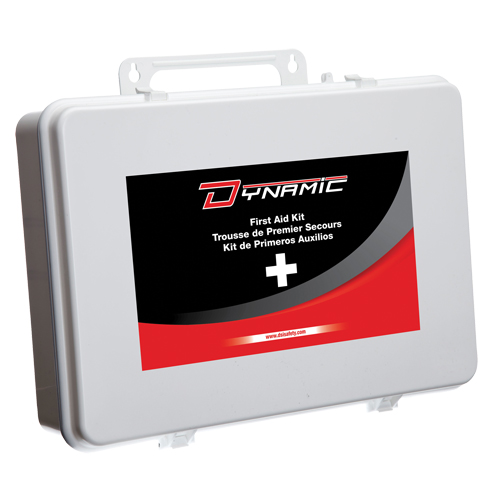 Trousse de premiers soins pour autobus scolaire Dynamic, Dispositif m&eacute;dical Classe 1, 36 unit&eacute;s/Boîte en m&eacute;tal Nassau Supply