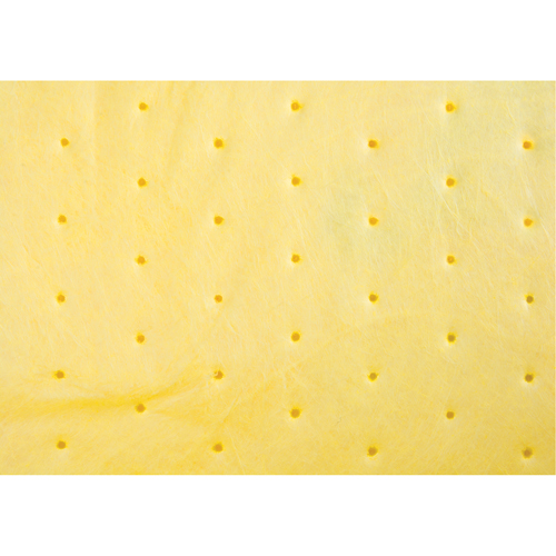 Tampons d'avertissement de premi&egrave;re qualit&eacute; - absorbants haute visibilit&eacute;, Universel, 15" x 18", 24,4 gal. d'absorption Nassau Supply