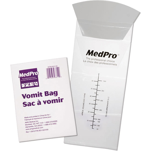 Sacs pour v&ocirc;missure Medpro Nassau Supply