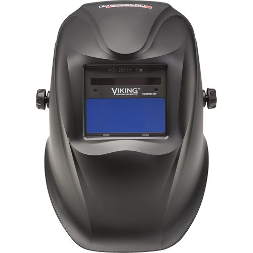 1740 Welding Helmet, 3.78" L x 1.67" W View Area, 9 - 13 Shade Range, Black Nassau Supply