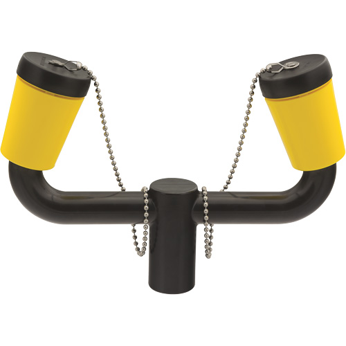 Ensemble de pommeaux doubles pour douche oculaire Nassau Supply