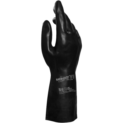 Gants Technic NS-420, Taille 6/T-petit, 12,5" lo, Latex/N&eacute;opr&egrave;ne, Doublure en Ouat&eacute;e, 30 mils Nassau Supply