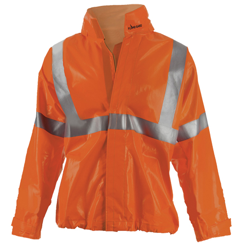 J162 310DH Manteau ignifuge Utili-Gard, 3T-Grand, Orange haute visibilit&eacute; Nassau Supply