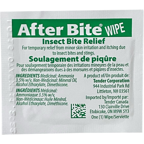 After Bite Insect Sting Relief Towelettes Nassau Supply