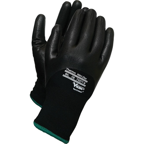 Thermo Nitri-Dex Gloves, 8/Medium, Nitrile Coating, 15 Gauge, Nylon Shell Nassau Supply