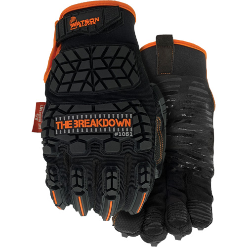 Gants 1051 The Breakdown, Taille Petit, Rev&ecirc;tement PVC, Enveloppe en Cutshield, ASTM ANSI niveau A5/EN 388 niveau E Nassau Supply