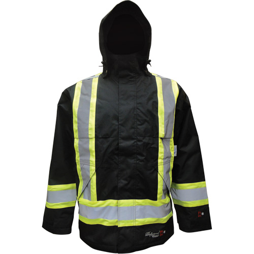 Manteau isol&eacute;, Polyester/Polyur&eacute;thane, Noir, Petit Nassau Supply