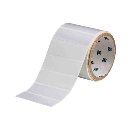 ToughBond&reg; Thermal Transfer Printable Labels, Polyester, 3" L x 1" H, White Nassau Supply