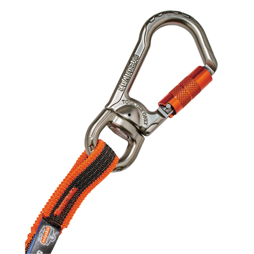 Longe porte-outils &agrave; rotule et &agrave; verrouillage double Squids 3109F(x), Tendeur, Mousqueton/boucle Nassau Supply